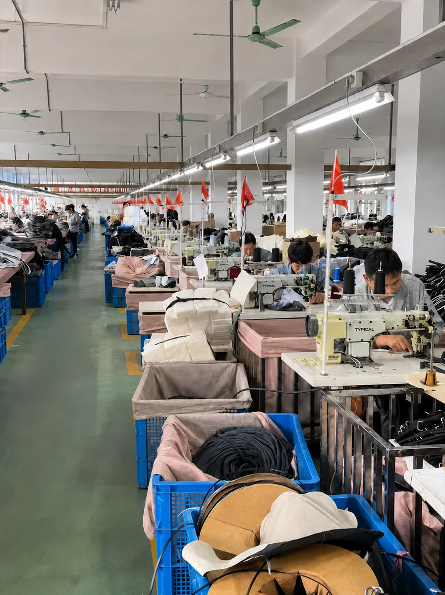 Xuhong Bags factory workshop